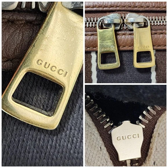 Gucci GG Canvas Top Handle Bag Brown/Beige